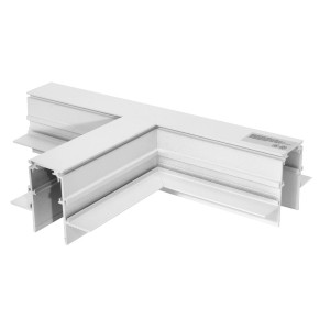 Łącznik potrójny T do szyn magnetycznych podtynkowych gips-karton/h12,5 biały