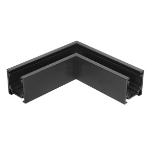 Łącznik kątowy do szyn magnetycznych natynkowych MINI czarny
