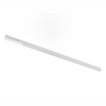 Lampa LED liniowa do szyny magnetycznej MINI, kolor biały, o długości 71 cm i mocy 20W, z ciepłym światłem 3000K. Produkt w formie prostokątnego profilu, z widocznymi oznaczeniami CE i RoHS, umieszczony na jasnym tle.