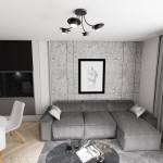 Enso lampa sufitowa 4xGX53 czarna  1445/4