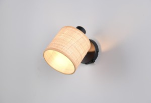 Aimee kinkiet (spot) 1xE14 czarny/naturalny R81851736