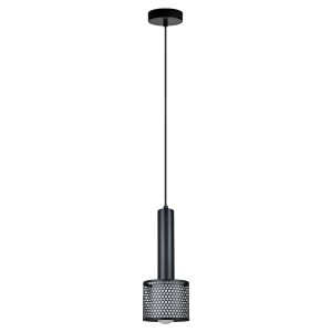 Amo lampa wisząca 1xE27 czarna LP-0702/1P BK