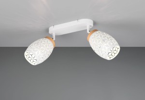 Bidar lampa sufitowa (spot) 2xE14 biała R81572031