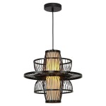 Astra lampa wisząca 1xE27 czarna LP-3110/1P BK