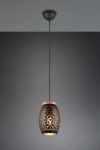 Bidar lampa wisząca 1xE27 czarna R31571080