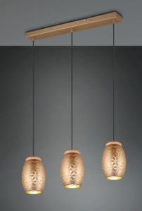 Bidar lampa wisząca 3xE27 kawowa R31573065
