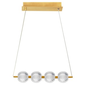 Brillant lampa wisząca 4xLED/20W/CCT złota LP-3303/4L GD