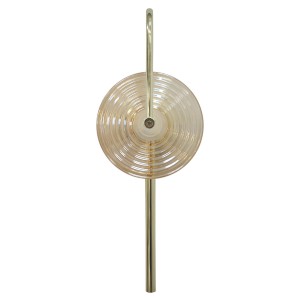 Plato kinkiet LED/6W/CCT złoty/bursztynowy LP-0301/1W AM