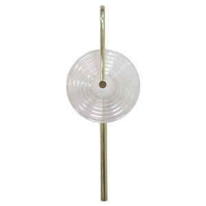 Plato kinkiet LED/6W/CCT złoty/transparentny LP-0301/1W TR