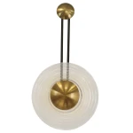 Bell kinkiet LED/8W/CCT złoty/transparentny LP-1702/1W TR
