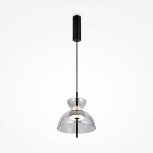 Bangkok lampa wisząca LED/12W czarna/przydymiony MOD185PL-L6B3K5