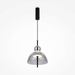 Bangkok lampa wisząca LED/12W czarna/przydymiony MOD185PL-L6B3K4