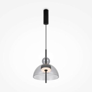 Bangkok lampa wisząca LED/12W czarna/szary MOD185PL-L11B3K1