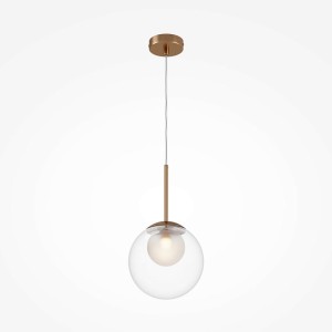 Basic form D20 lampa wisząca 1xG9 złota/przeźroczysty MOD521PL-01G3