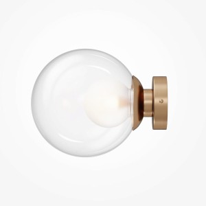 Basic form D20 kinkiet 1xG9 złota/przeźroczysty MOD521WL-01G3