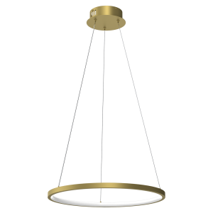 Hoop lampa wisząca LED/27W złota ML1545