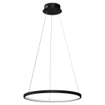 Hoop lampa wisząca LED/27W czarna  ML1541