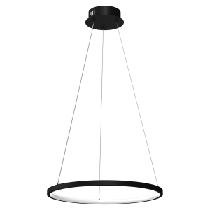 Hoop lampa wisząca LED/27W czarna  ML1541