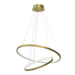 Hoop lampa wisząca 2xLED/57W złota ML1546