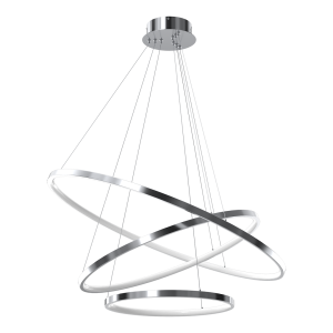 Hoop lampa wisząca 3xLED/93W chrom  ML1551
