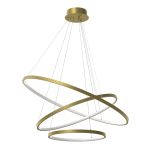 Hoop lampa wisząca 3xLED/93W złota ML1547