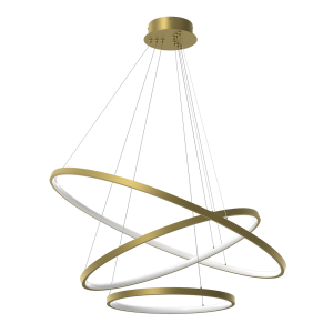 Hoop lampa wisząca 3xLED/93W złota ML1547