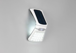 Diadema kinkiet zewnętrzny solarny z czujnikiem ruchu i zmierzchu LED/3,5W/IP44 biały R23146101