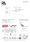Plafon Sirius z czujnikiem ruchu, 1xLED 19W w kolorze białym, o kwadratowym kształcie. Zawiera funkcję automatycznego włączania światła. Widok frontalny, zamontowany na suficie, z wyraźnym logo producenta. Idealny do nowoczesnych wnętrz.