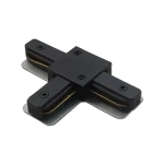 Złącze HQ typu T do szyny 1-fazowej czarne Masterled