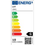 Reflektor spot LED Piko 10W o temperaturze barwowej 4000K, czarny, przeznaczony do szyn 1-fazowych. Wyróżnia się nowoczesnym designem i efektywnością energetyczną. Widoczne oznaczenie klasy energetycznej G.