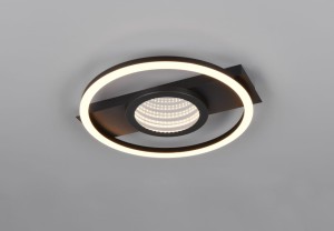 Wheeler lampa sufitowa 1xLED/16W czarna R64801132