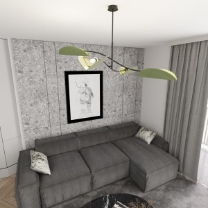 Lotus lampa sufitowa 4xE14 czarna/zielona 1461/4