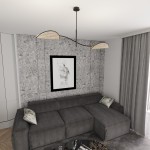 Lotus lampa sufitowa 2xE14 czarna/naturalny 1463/2