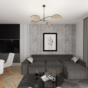 Lotus lampa sufitowa 4xE14 czarna/naturalny 1463/4