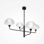 Memory lampa wisząca 4xE14 czarna MOD177PL-04B