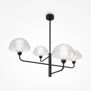 Memory lampa wisząca 4xE14 czarna MOD177PL-04B