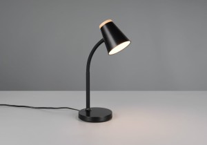 Pongo lampa biurkowa 1xLED/4,5W czarna R55831102