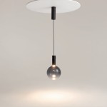 Nebula D20 lampa wisząca 1xLED/4W czarna MOD182PL-L4B3K
