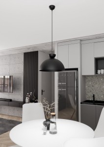 Lunaro L lampa wisząca 1xGX53 czarna 1471/1L