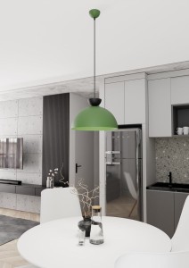Lunaro L lampa wisząca 1xGX53 zielona 1473/1L