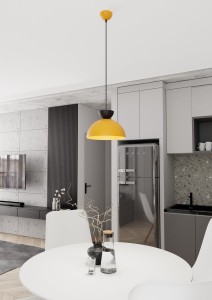 Lunaro S lampa wisząca 1xGX53 pomarańczowa 1474/1S