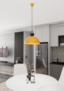 Lunaro L lampa wisząca 1xGX53 pomarańczowa 1474/1L