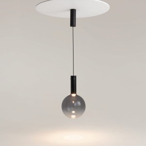Nebula D25 lampa wisząca 1xLED/6W czarna MOD182PL-L6B3K