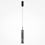 Ordo H38 lampa wisząca LED/8W czarna/dymiony MOD272PL-L12B3K1