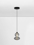 Luis lampa wisząca 1xLED/12W czarna LE44220