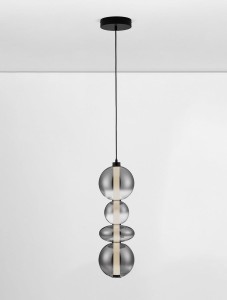 Luis lampa wisząca 1xLED/36W czarna LE44222