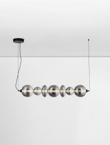 Luis lampa wisząca 1xLED/40W czarna LE44223