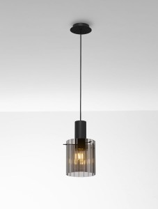 Oran lampa wisząca 1xE27 czarna LE44243