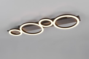 Lumos lampa sufitowa 4xLED/26,5W/3000K czarna R64821109