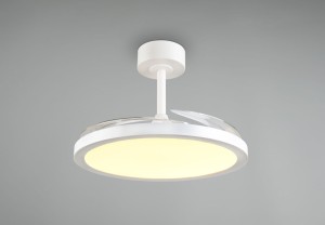 Kasfjord lampa sufitowa z wentylatorem i pilotem 1xLED/34W/CCT biała R64452131